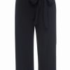 Bottoms * | Lahive Lazzaro Cropped Palazzo Pant Black