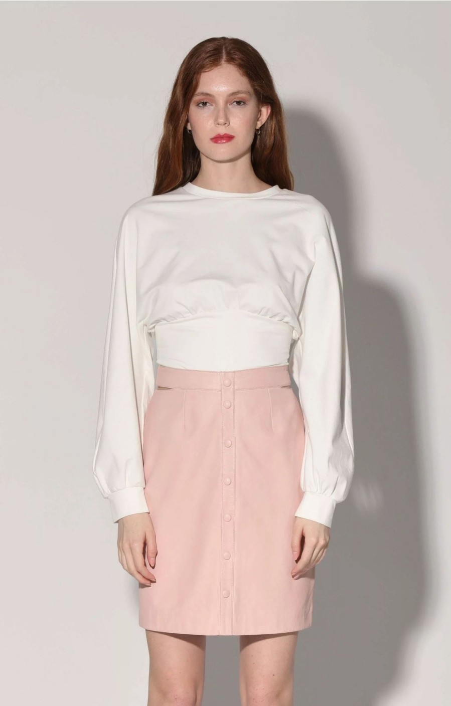 Skirts * | Walter Baker Viola Skirt, Leather Ballet