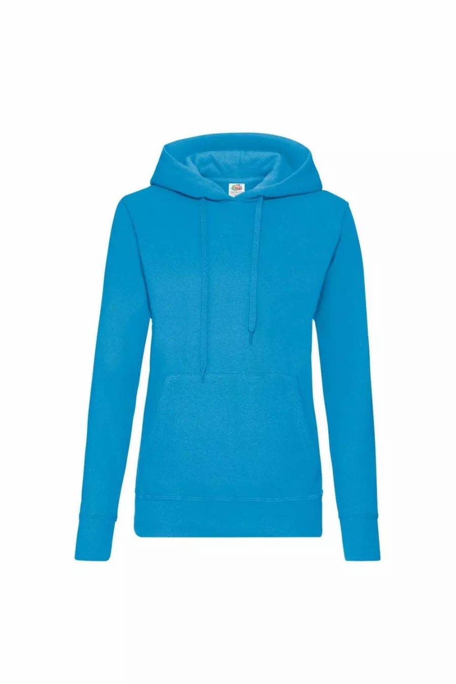 Sweatshirts & Sweaters * | Of The Loom Fruit Of The Loom Ladies Lady Fit Hooded Sweatshirt / Hoodie ( ) Azure Blue