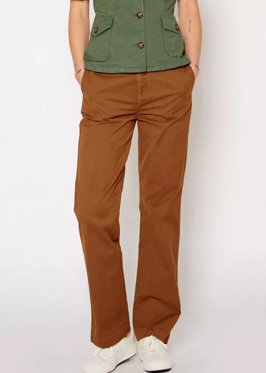 Bottoms * | Noend Denim Camille French Worker Pants Cinnamon