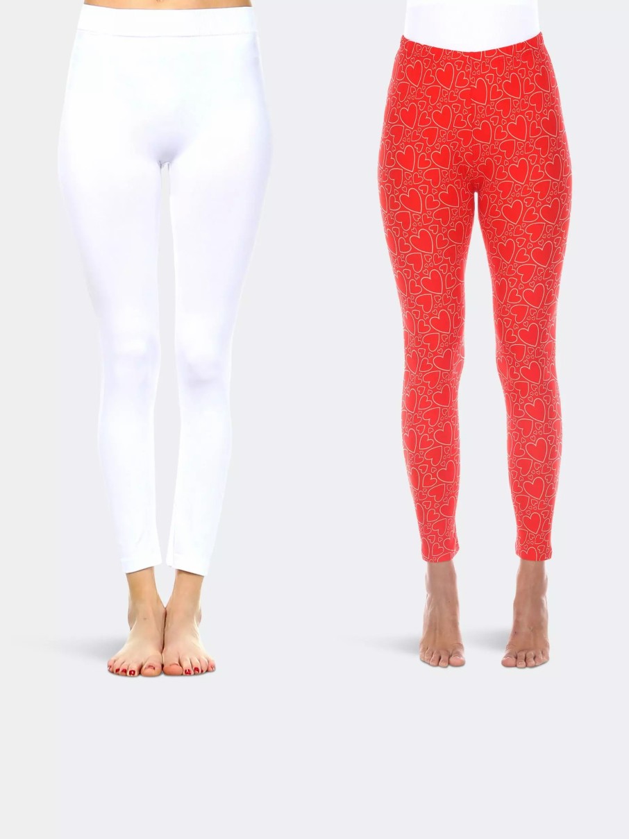 Bottoms * | White Mark Omen'S Leggings Pack