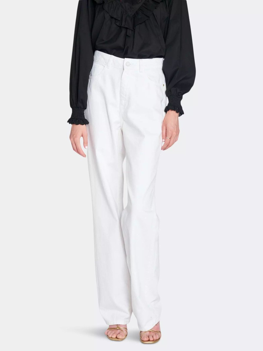 Bottoms * | En Saison Lira Pants Off-White