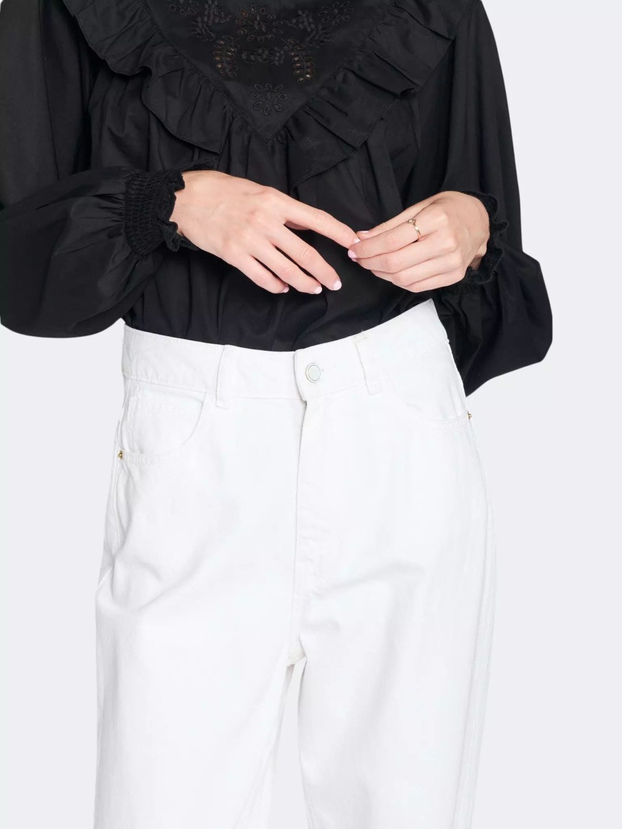 Bottoms * | En Saison Lira Pants Off-White