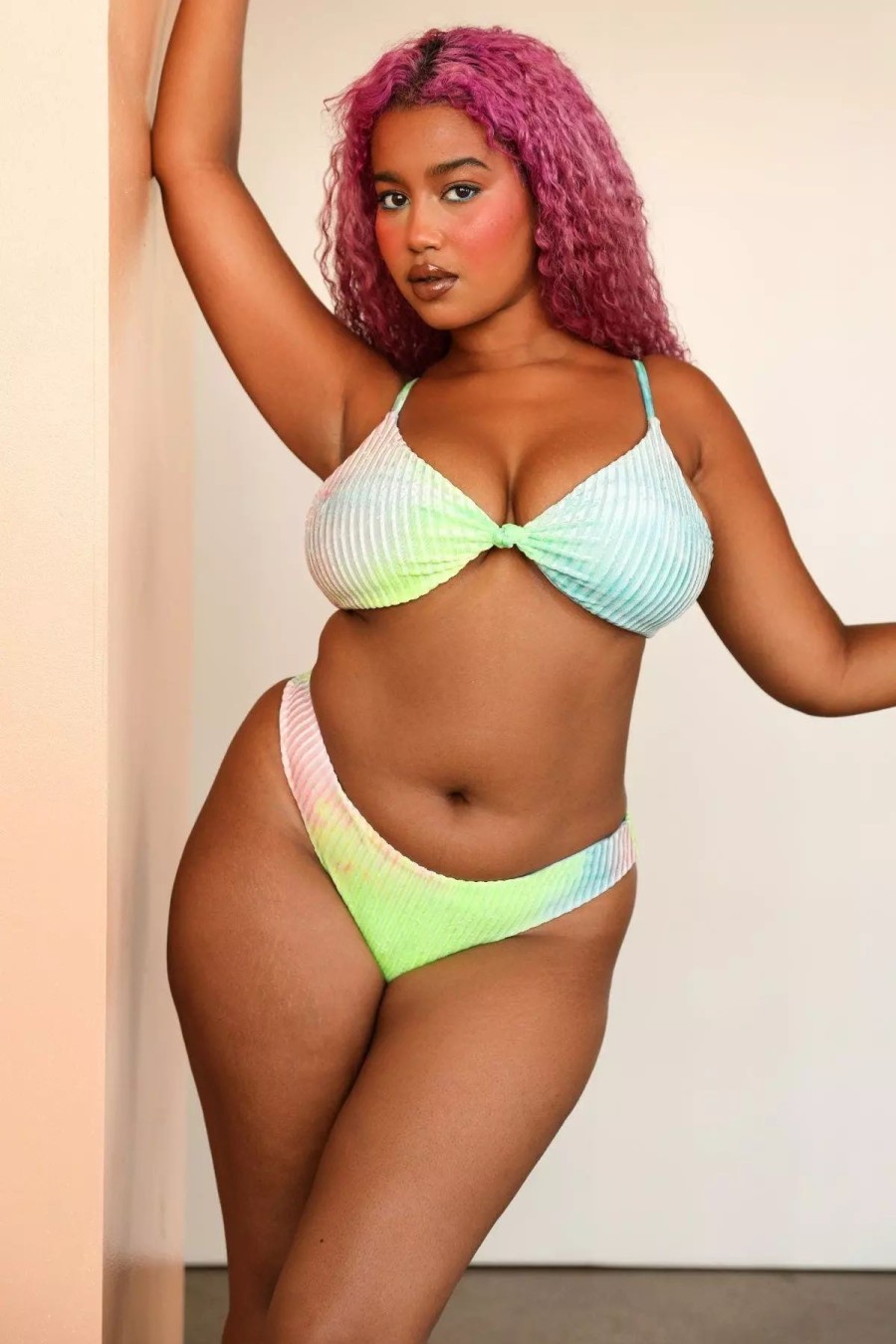 Swimwear * | Dippin Daisy'S Nocturnal Bottom Candy Tie Dye