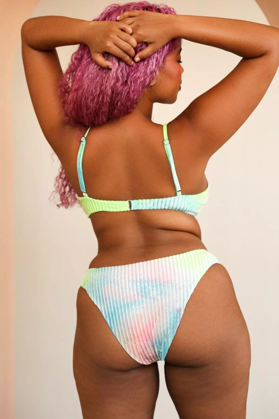 Swimwear * | Dippin Daisy'S Nocturnal Bottom Candy Tie Dye