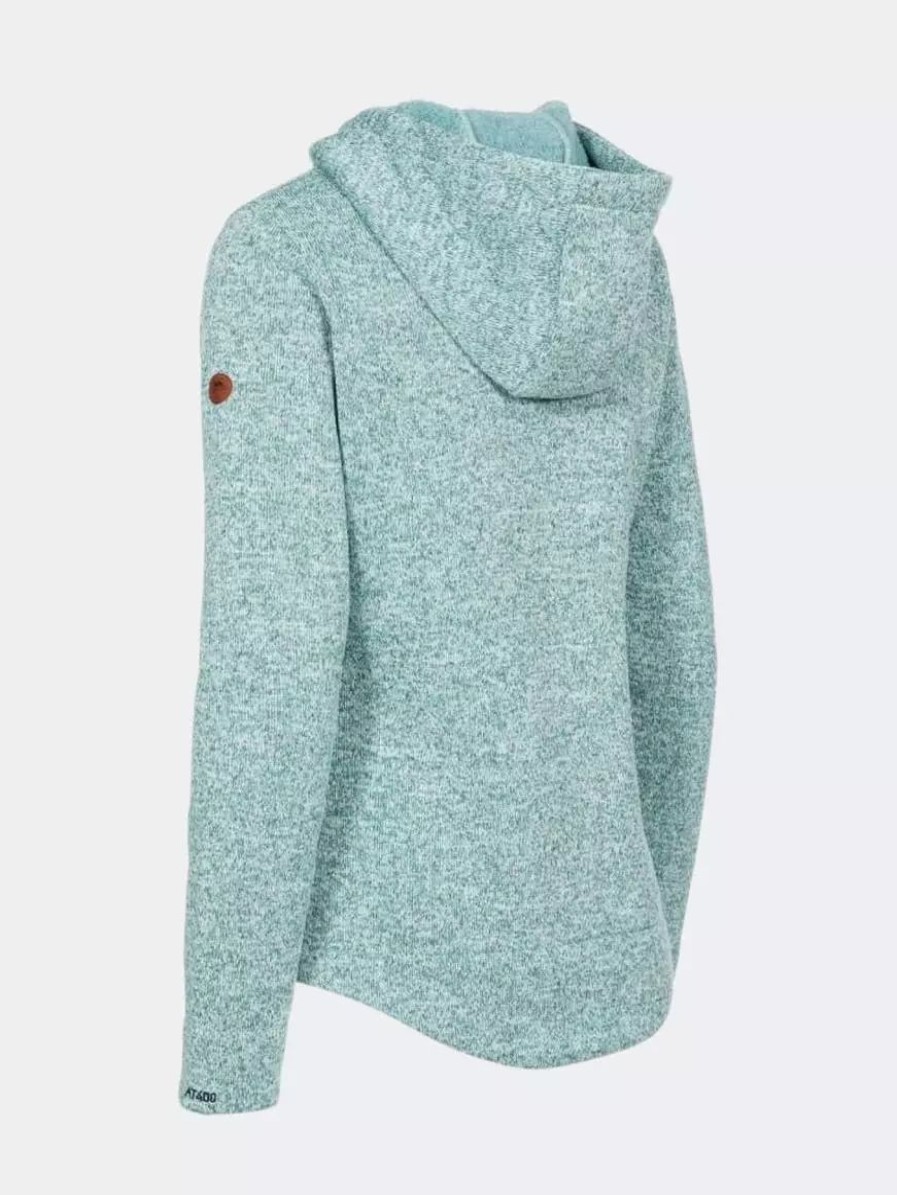 Sweatshirts & Sweaters * | Trespass Womens/Ladies Teesta Fleece Hoodie Aquamarine