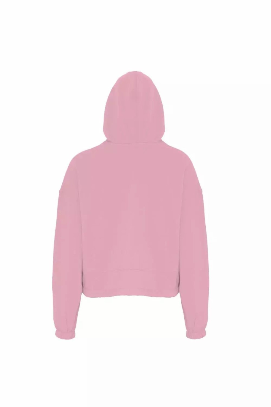 Sweatshirts & Sweaters * | Tridri Womens/Ladies Cropped Oversize Hoodie Light Pink