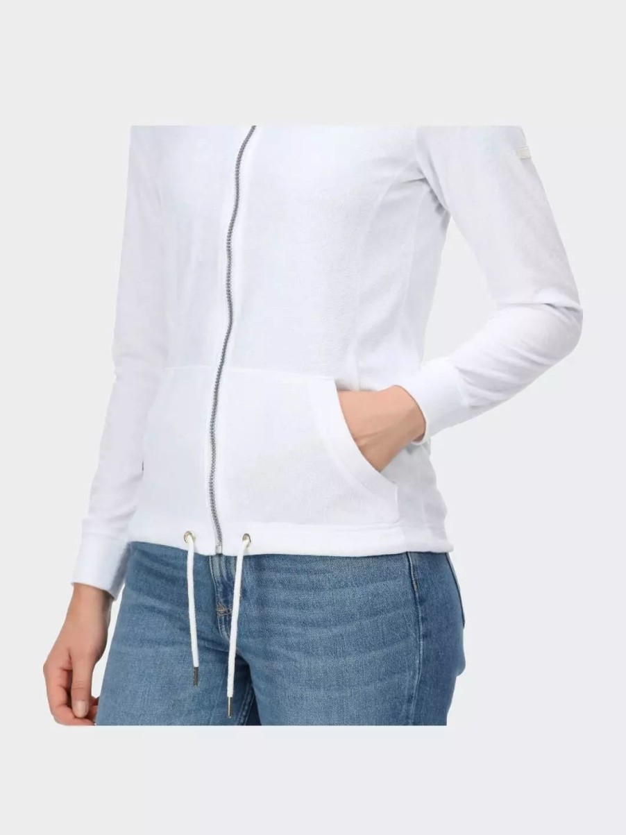 Sweatshirts & Sweaters * | Regatta Womens/Ladies Bayarma Full Zip Hoodie White