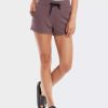 Bottoms * | Public Rec Women'S Luxe Fleece Short SmoOnline Plum