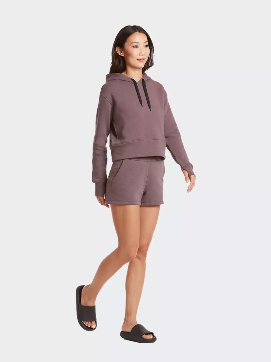 Bottoms * | Public Rec Women'S Luxe Fleece Short SmoOnline Plum