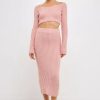 Skirts * | Endless Rose Knit Midi Skirt