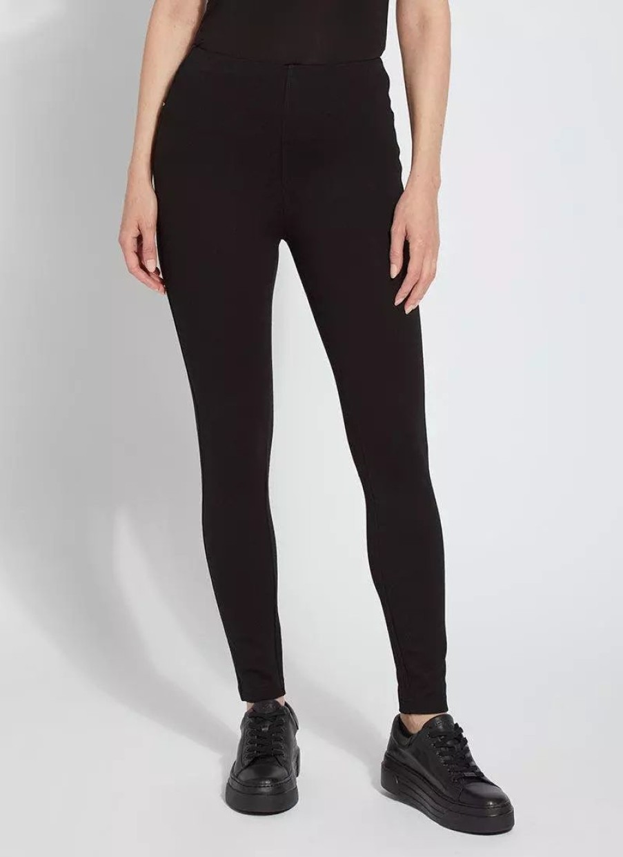 Bottoms * | Lysse Ponte Toothpick Legging Black