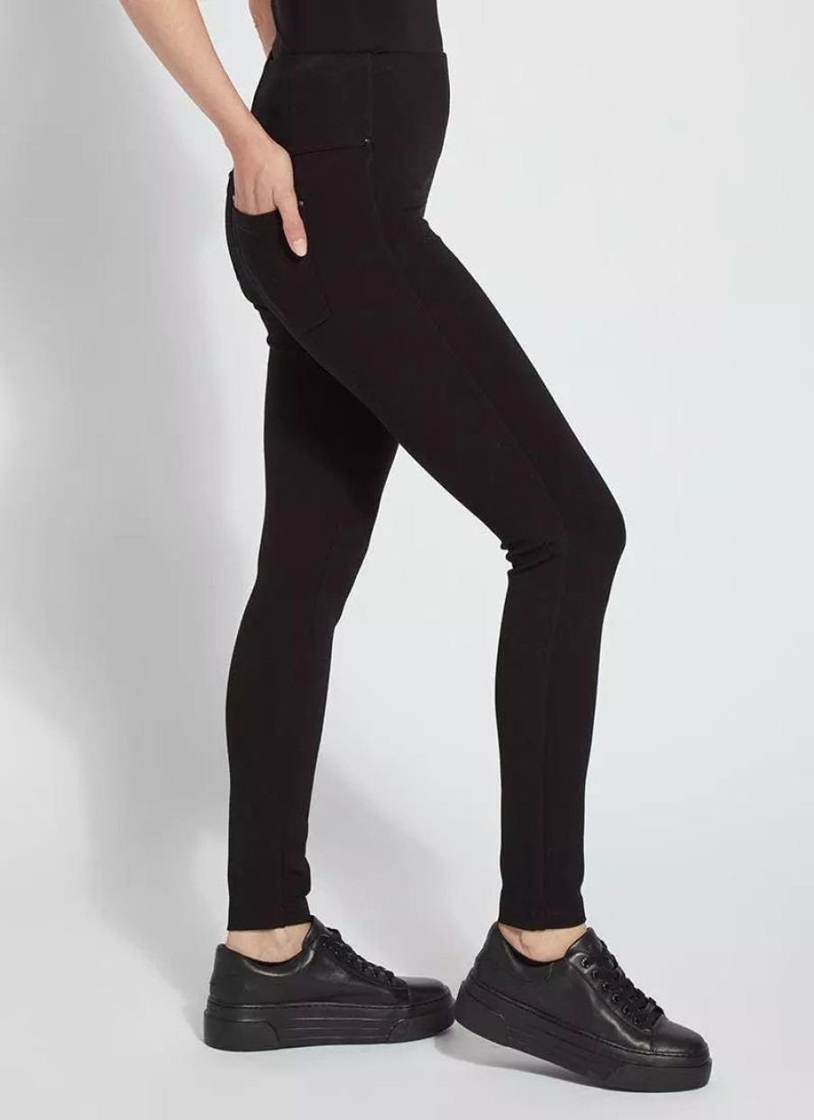 Bottoms * | Lysse Ponte Toothpick Legging Black