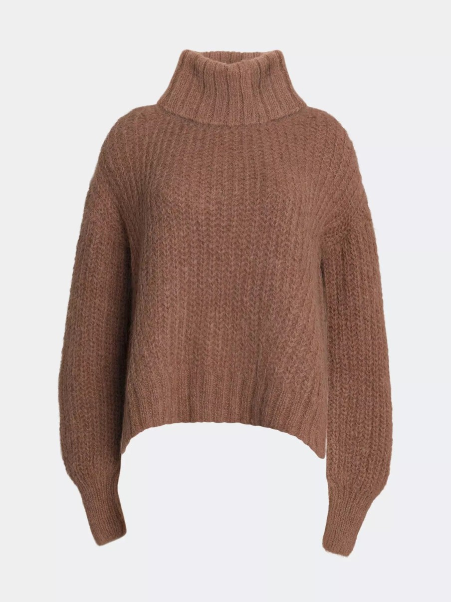 Sweatshirts & Sweaters * | Eleven Six Ali Sweater Camel