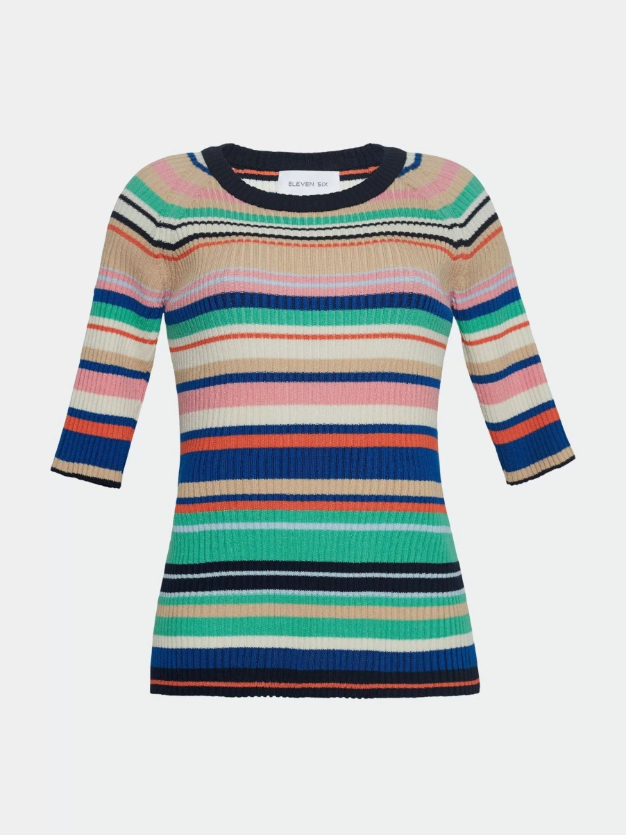 Sweatshirts & Sweaters * | Eleven Six Onia Sweater Multi Color