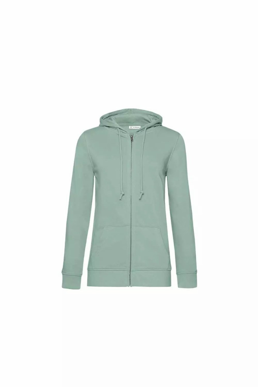 Sweatshirts & Sweaters * | B&C B&C Womens/Ladies Organic Hoodie ( ) Sage Green