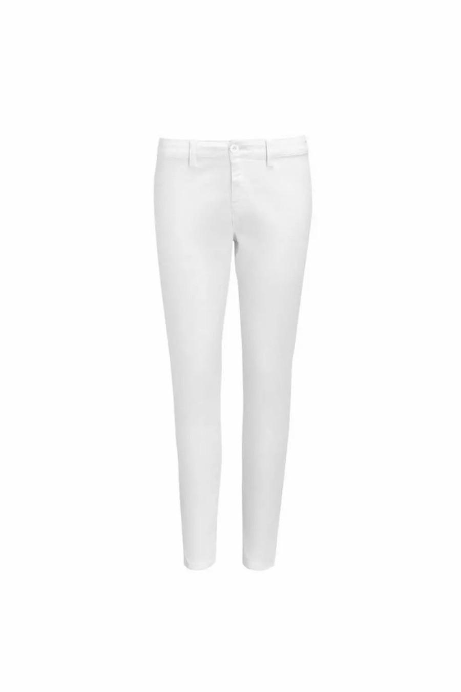 Bottoms * | Sols Womens/Ladies Jules Chino Trousers ( ) White