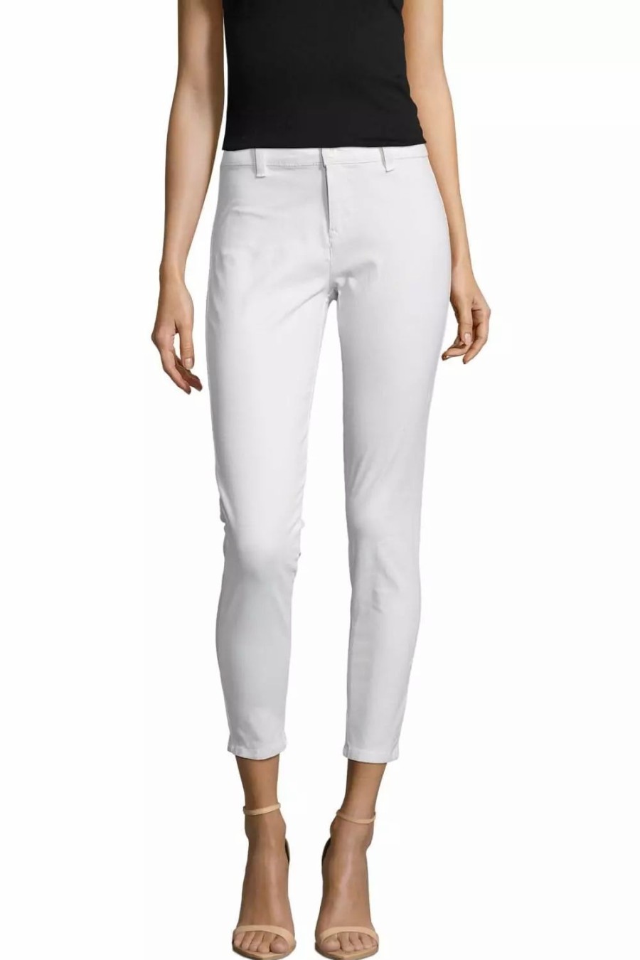 Bottoms * | Sols Womens/Ladies Jules Chino Trousers ( ) White