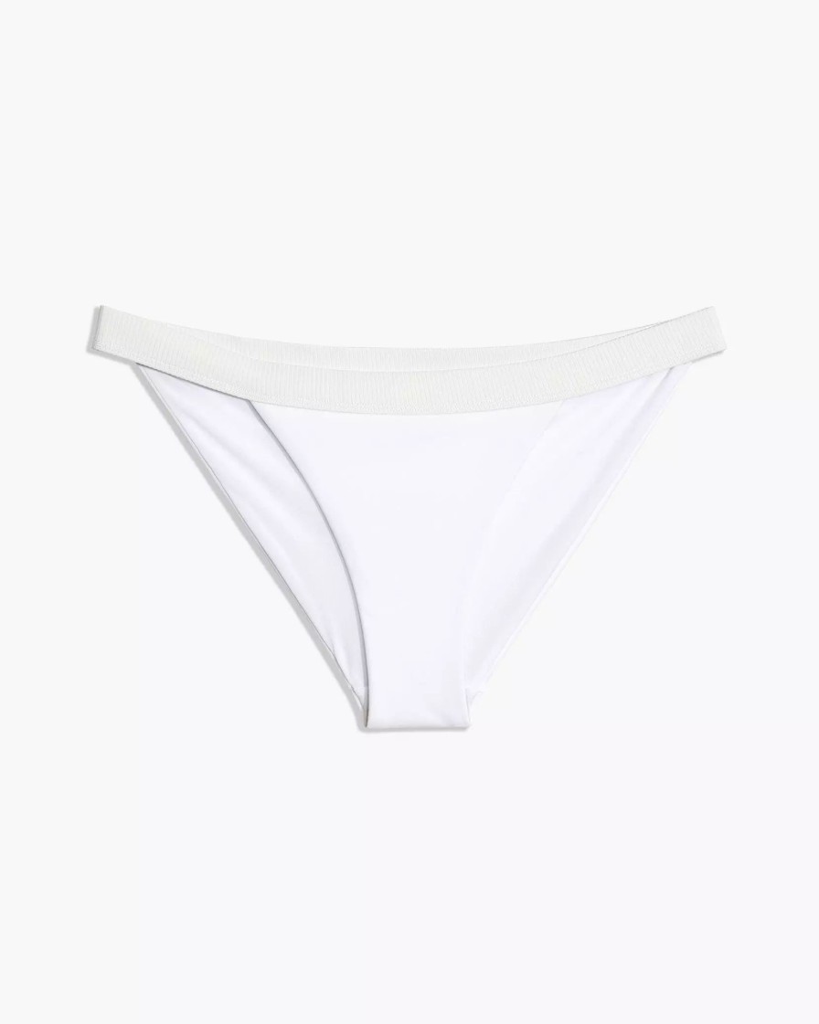 Swimwear * | Onia Leila Bikini Bottom White