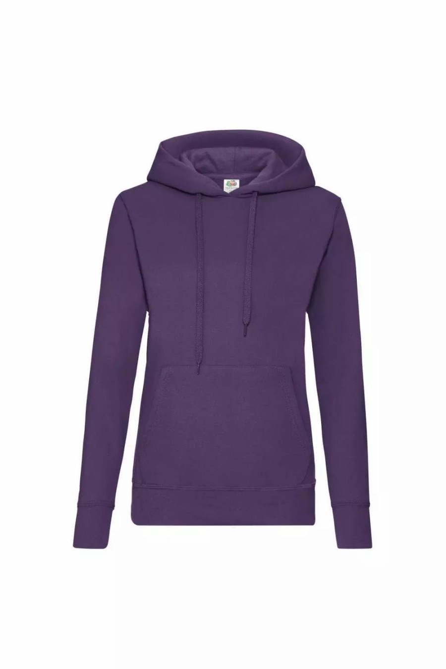 Sweatshirts & Sweaters * | Of The Loom Fruit Of The Loom Ladies Lady Fit Hooded Sweatshirt / Hoodie ( ) Purple