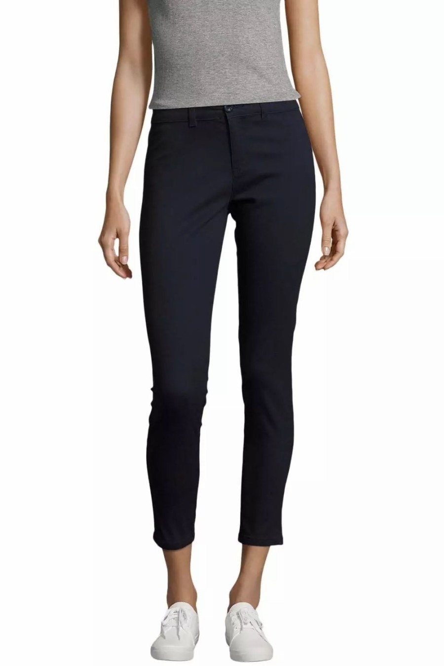 Bottoms * | Sols Womens/Ladies Jules Chino Trousers ( ) French Navy