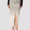 Bottoms * | Hudson Jeans Igh-Rise Reconstructed Pencil Skirt Peyote Dip Dye