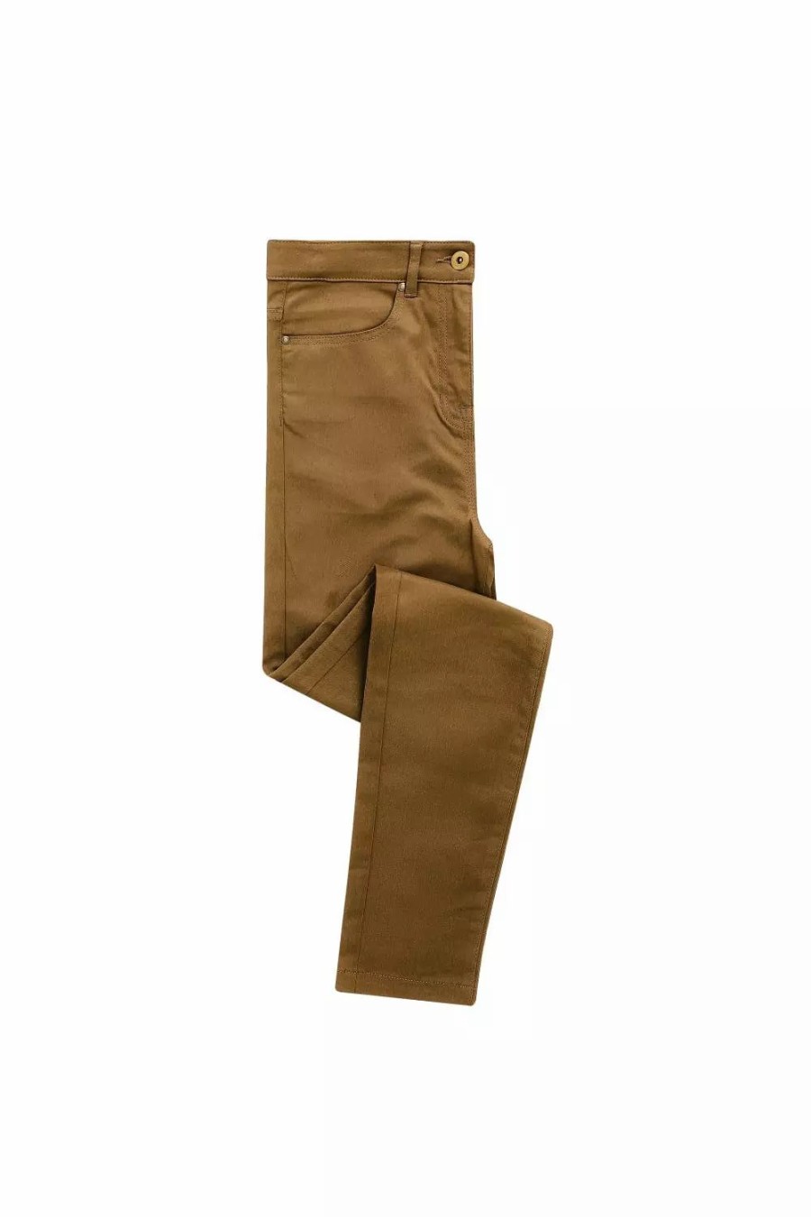 Bottoms * | Premier Premier Womens/Ladies Performance Chinos ( ) Camel