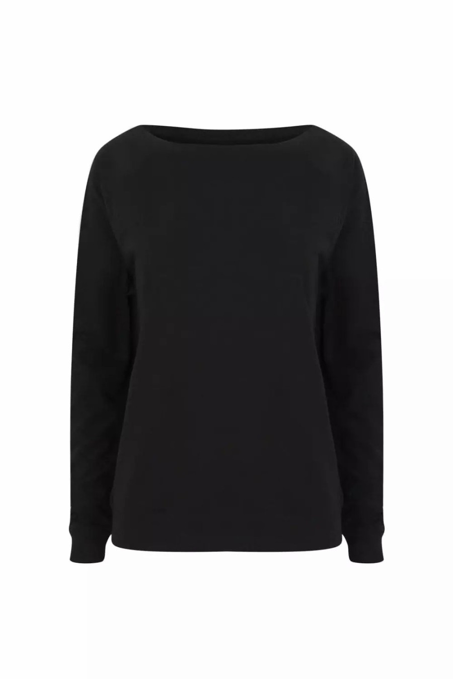 Sweatshirts & Sweaters * | Skinni Fit Ladies/Womens Slounge Sweatshirt ( ) Black