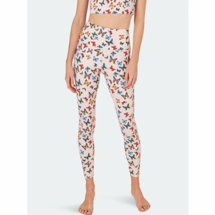 Bottoms * | Lezat Sara Legging Leggings Butterfly