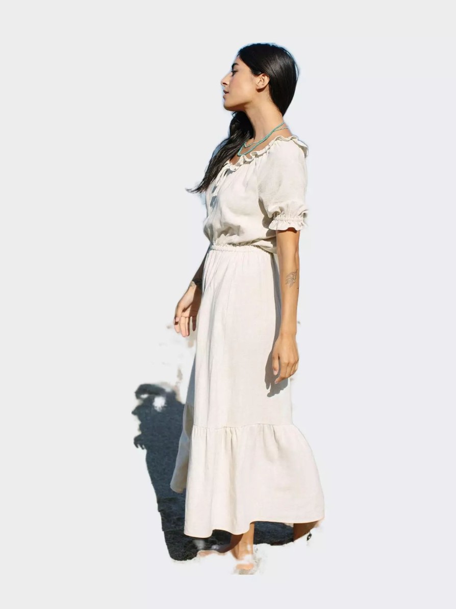 Dresses * | Rachel Pally Linen Valerie Dress Natural