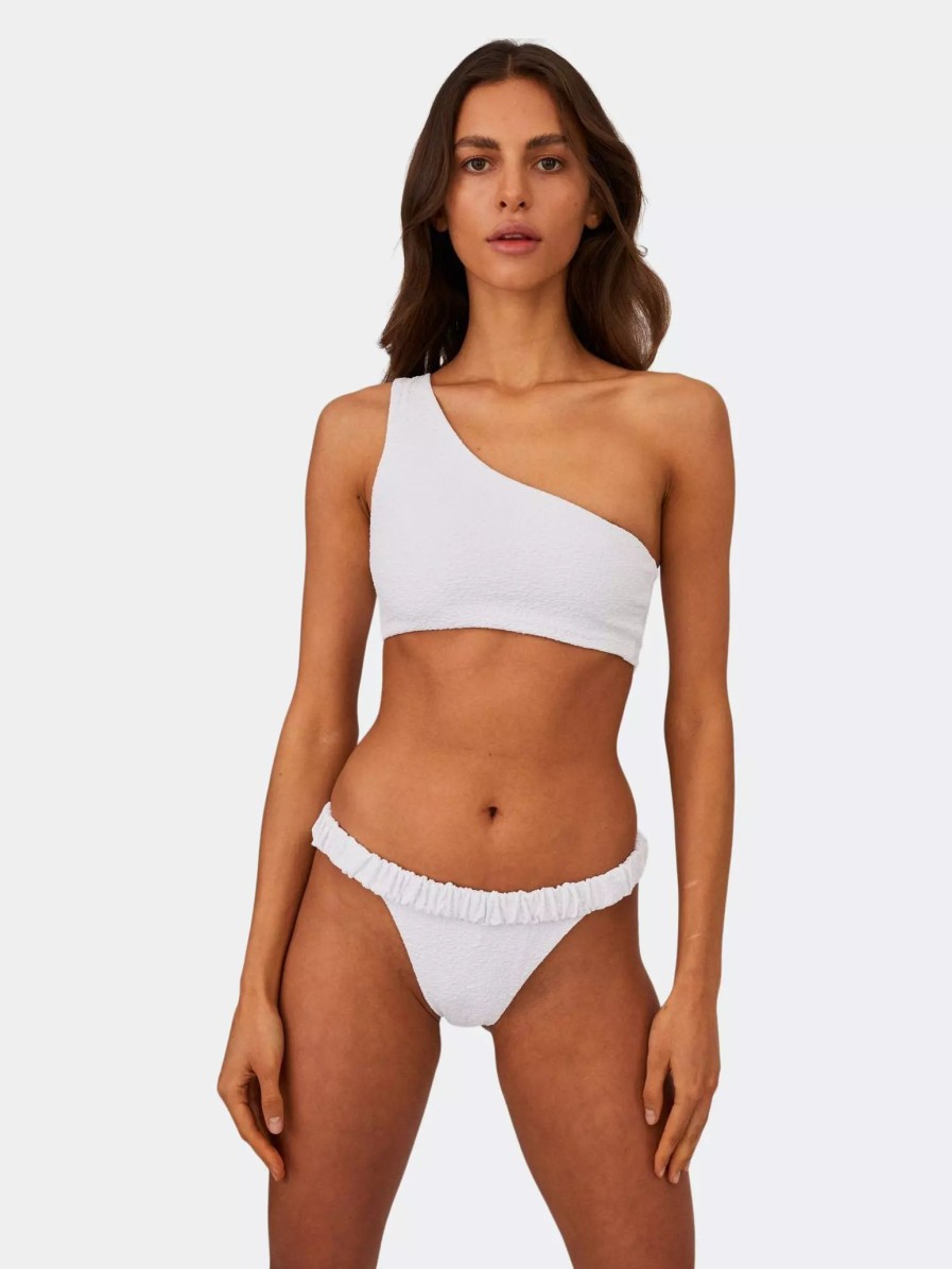 Swimwear * | Undress Code Girlish Charm Bikini Bottom White