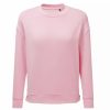 Sweatshirts & Sweaters * | Tridri Womens Recycled Zipped Sweatshirt Light Pink