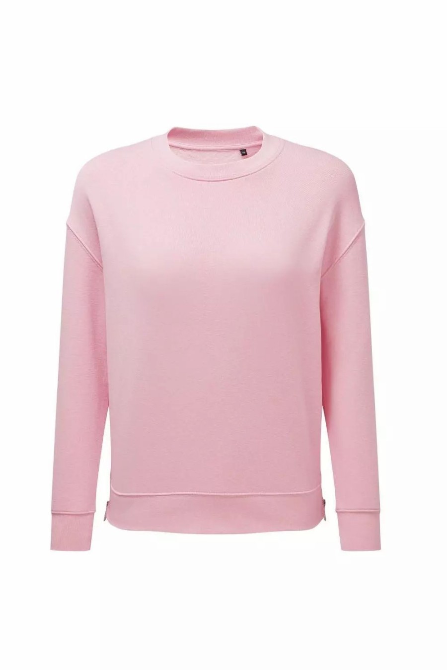 Sweatshirts & Sweaters * | Tridri Womens Recycled Zipped Sweatshirt Light Pink