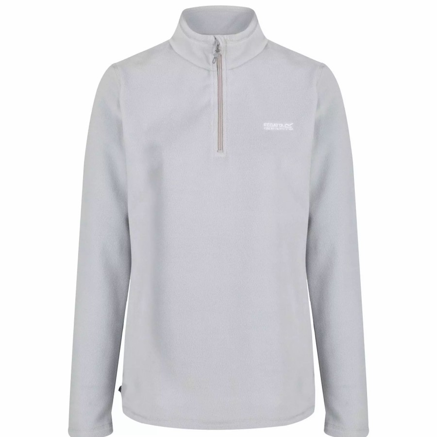 Sweatshirts & Sweaters * | Regatta Great Outdoors Womens/Ladies Sweetheart 1/4 Zip Fleece Top ( ) Light Steel