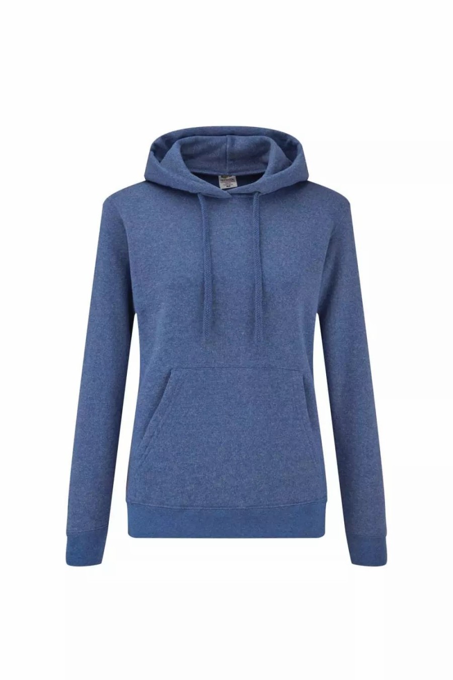 Sweatshirts & Sweaters * | Of The Loom Fruit Of The Loom Ladies Lady Fit Hooded Sweatshirt / Hoodie ( ) Heather Royal