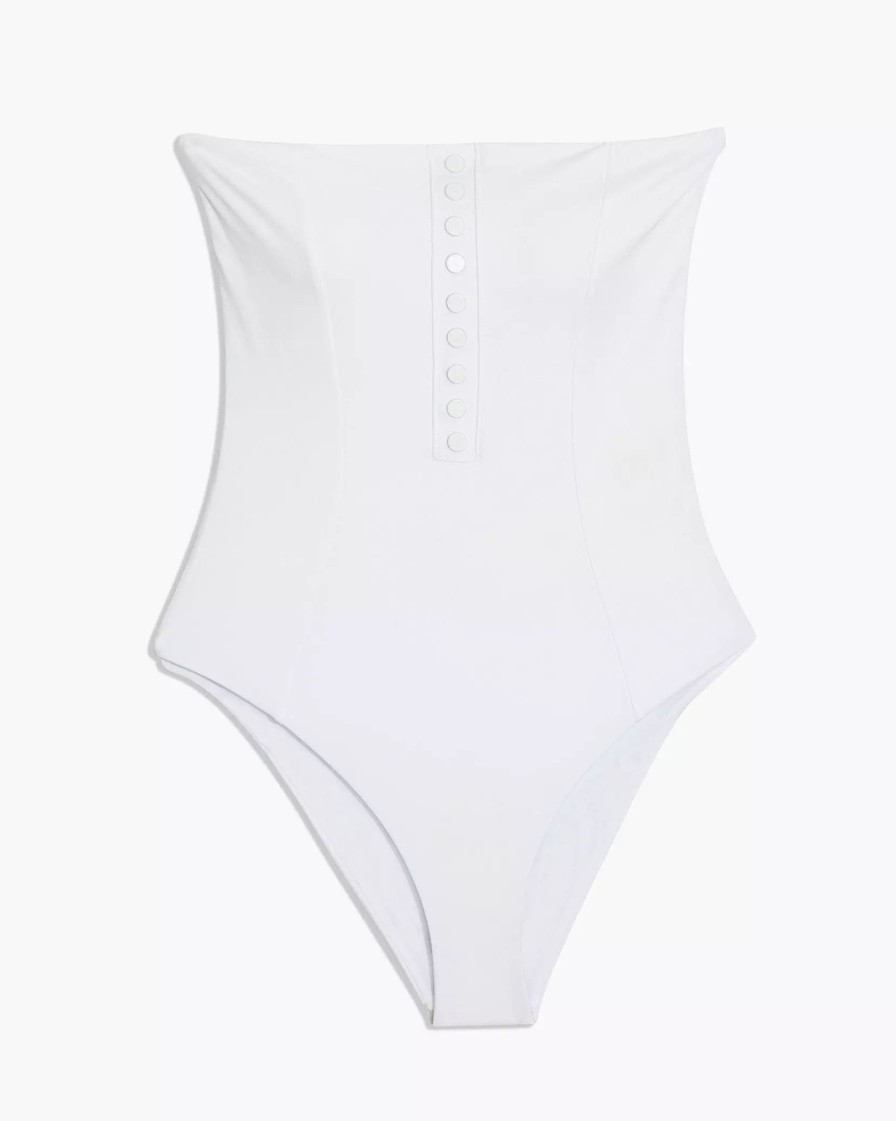 Swimwear * | Onia Adrienne One Piece White