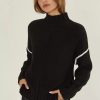 Sweatshirts & Sweaters * | Crescent Arosa Contrast Seam Sweater