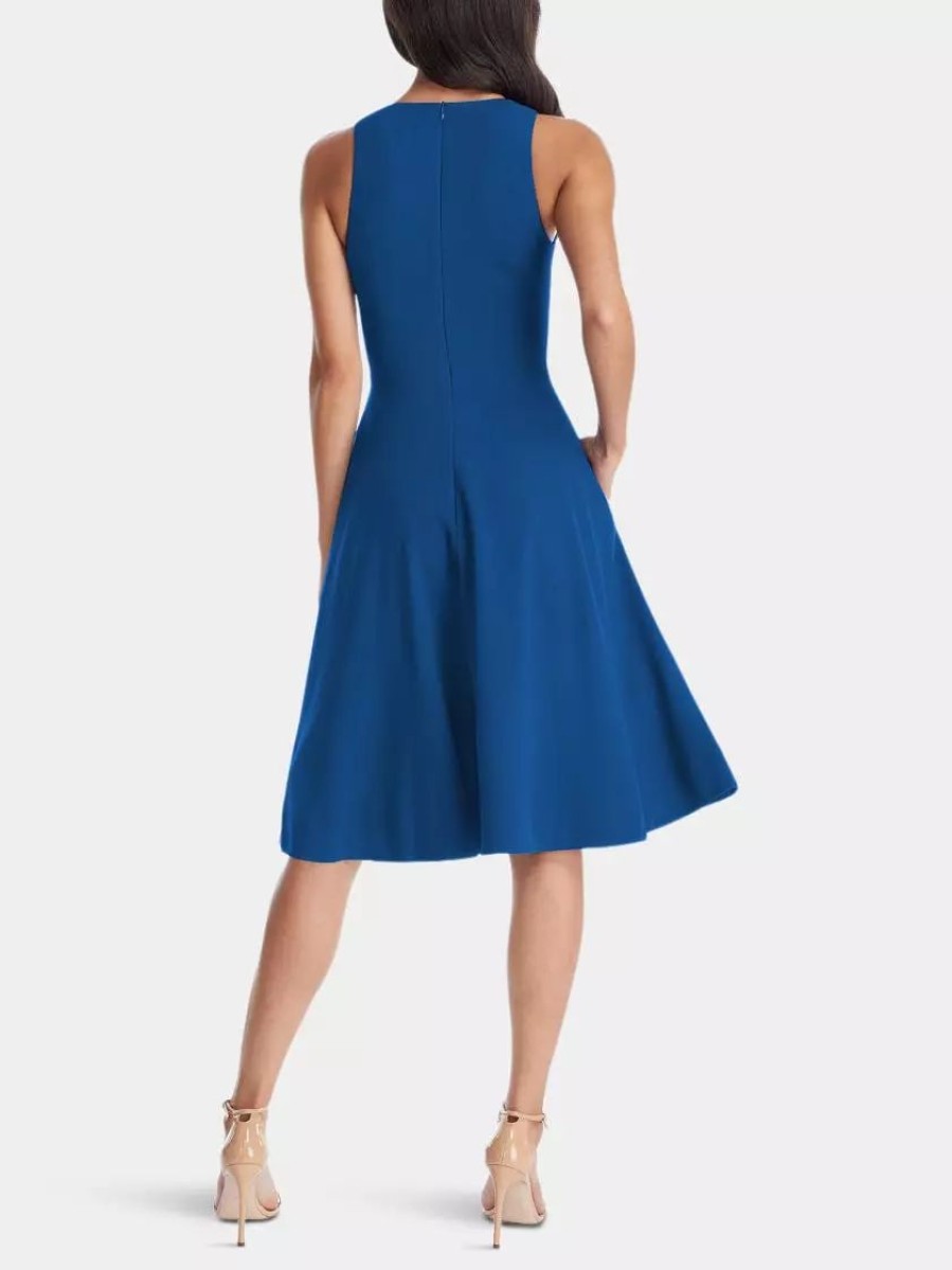 Dresses * | Dress The Population Catalina Dress Graphite Blue