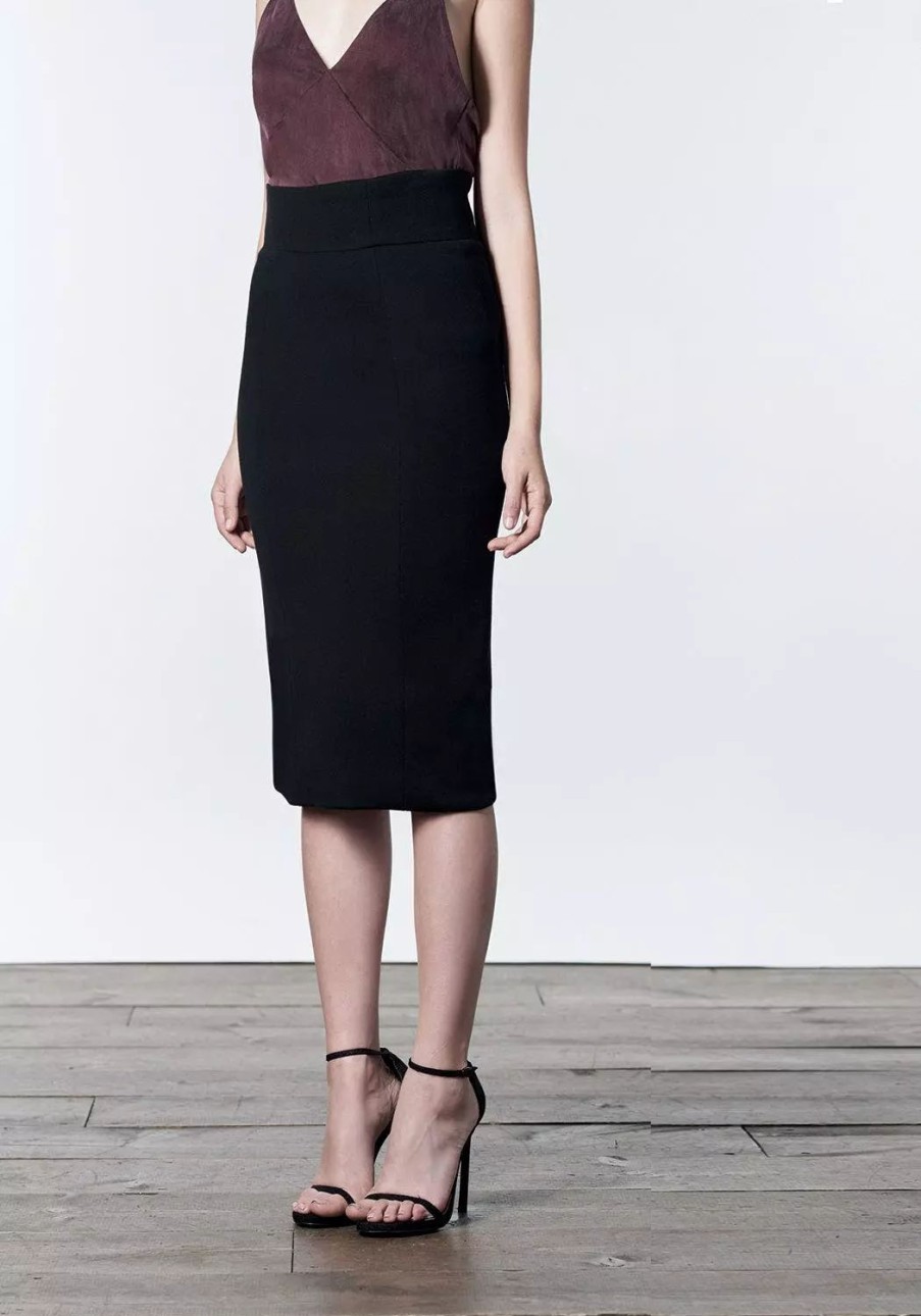 Skirts * | Lahive Natalia Pencil Skirt Black