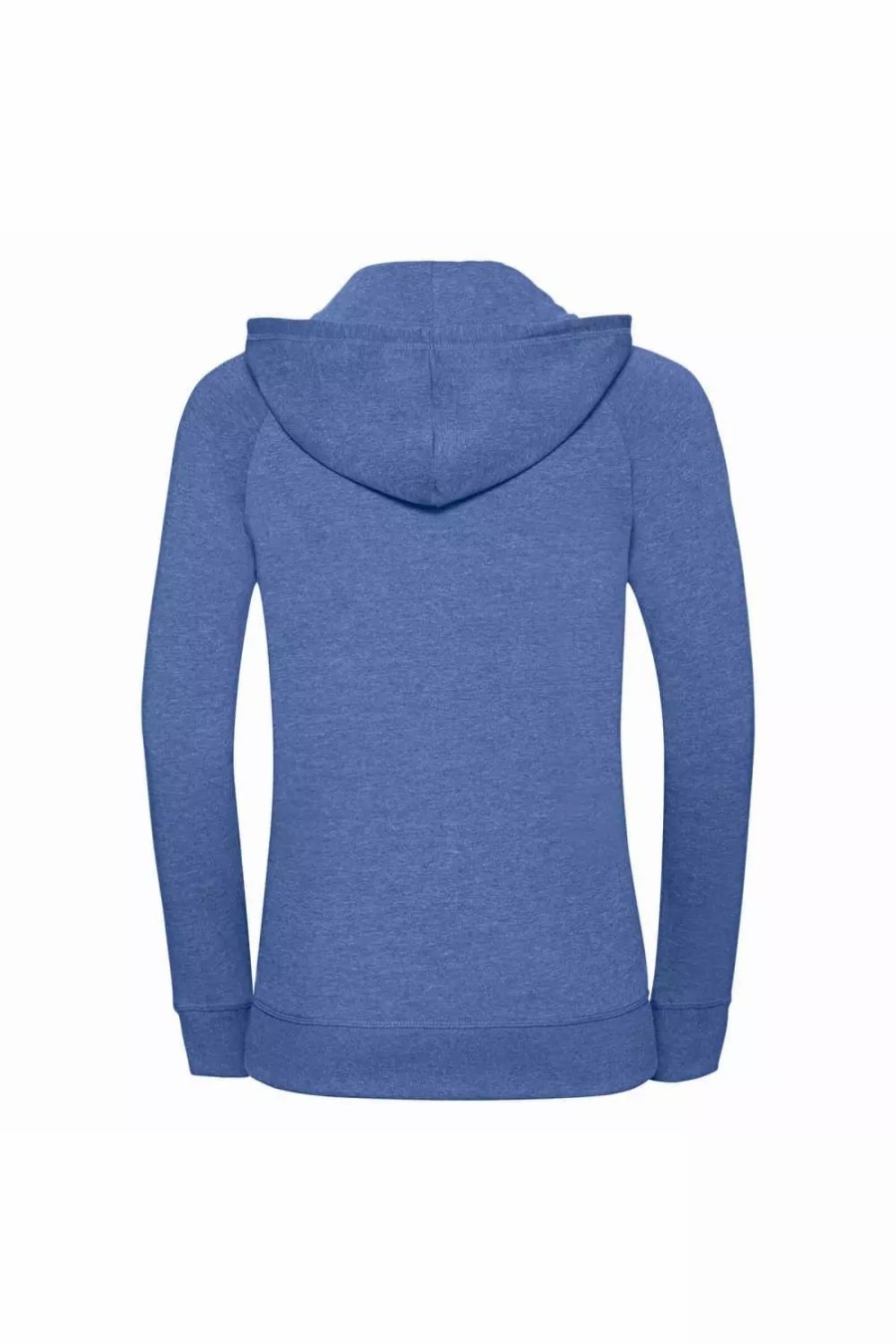 Sweatshirts & Sweaters * | Russell Womens/Ladies Hd Zipped Hood Sweatshirt ( ) Blue Marl