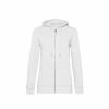 Sweatshirts & Sweaters * | B&C Womens/Ladies Organic Hoodie White