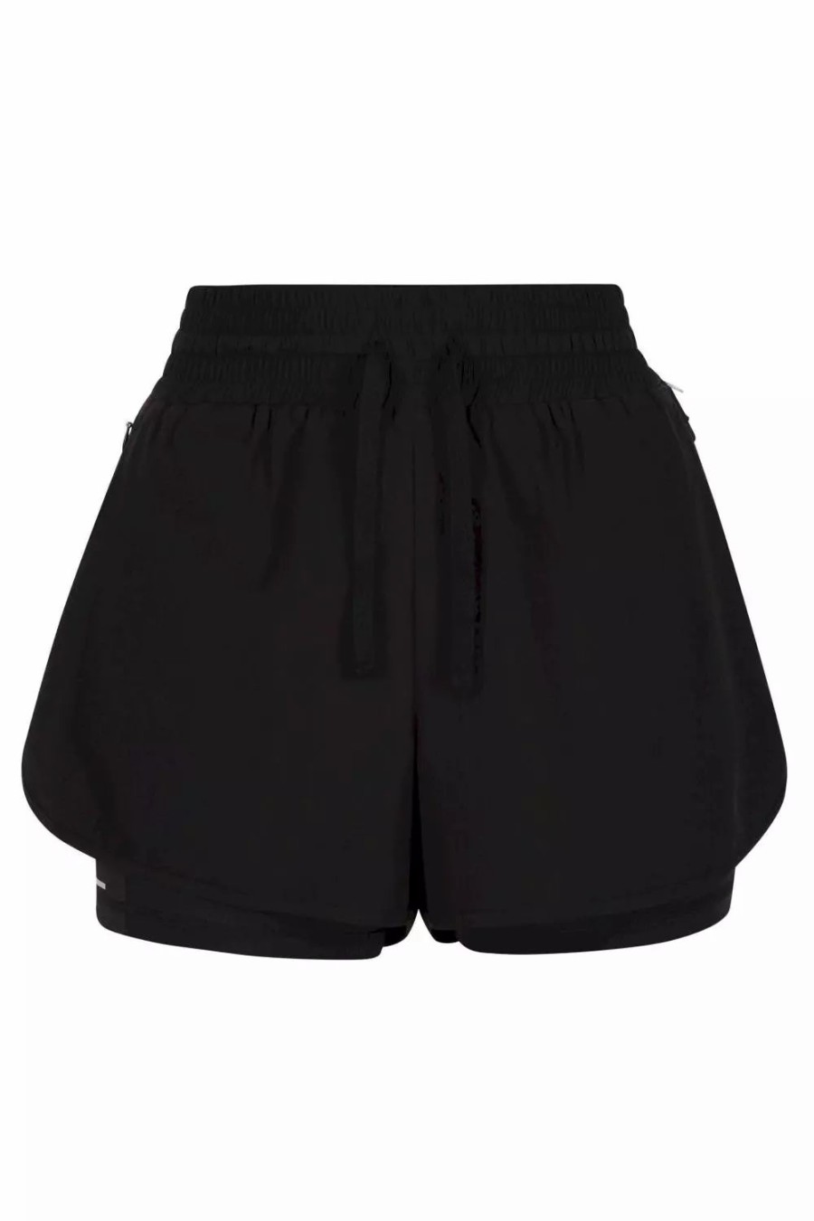 Bottoms * | Regatta Womens/Ladies Hilston 2 In 1 Shorts Black