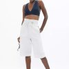 Bottoms * | 1 People Florence Flr Knee Pants White Dove