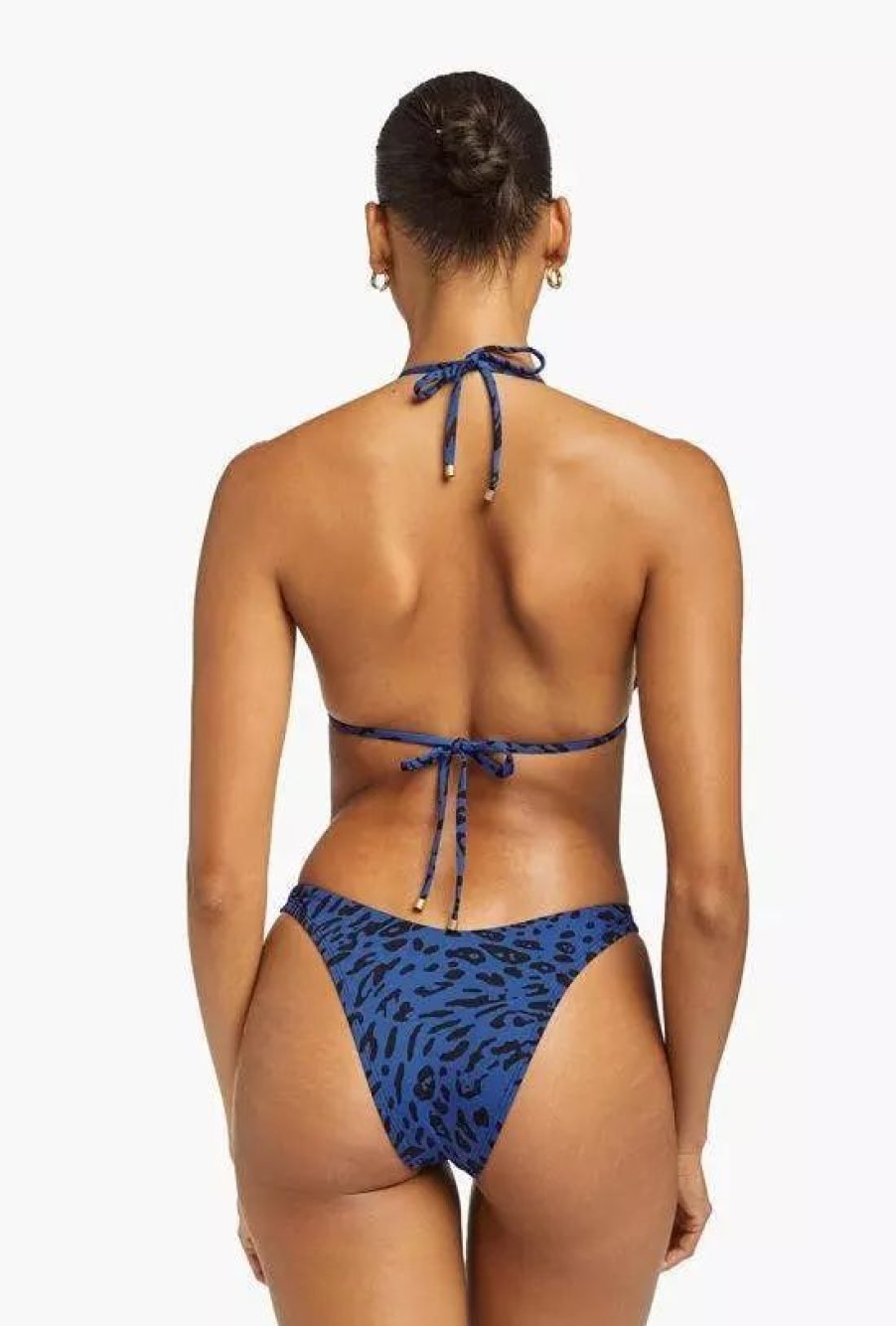 Swimwear * | Vitamin A California High Leg Sea Leopard