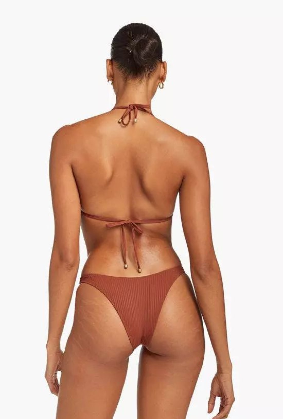 Swimwear * | Vitamin A California High Leg Copper Ecorib