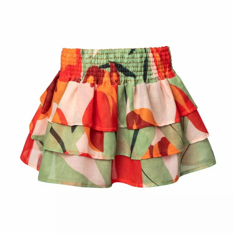 Skirts * | Mola Mola Carnation Lulu Skirt Red