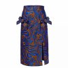 Skirts * | Andreeva Printed Skirt Blue