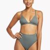 Swimwear * | Vitamin A Moss Bralette Top Sea Green Ecorib