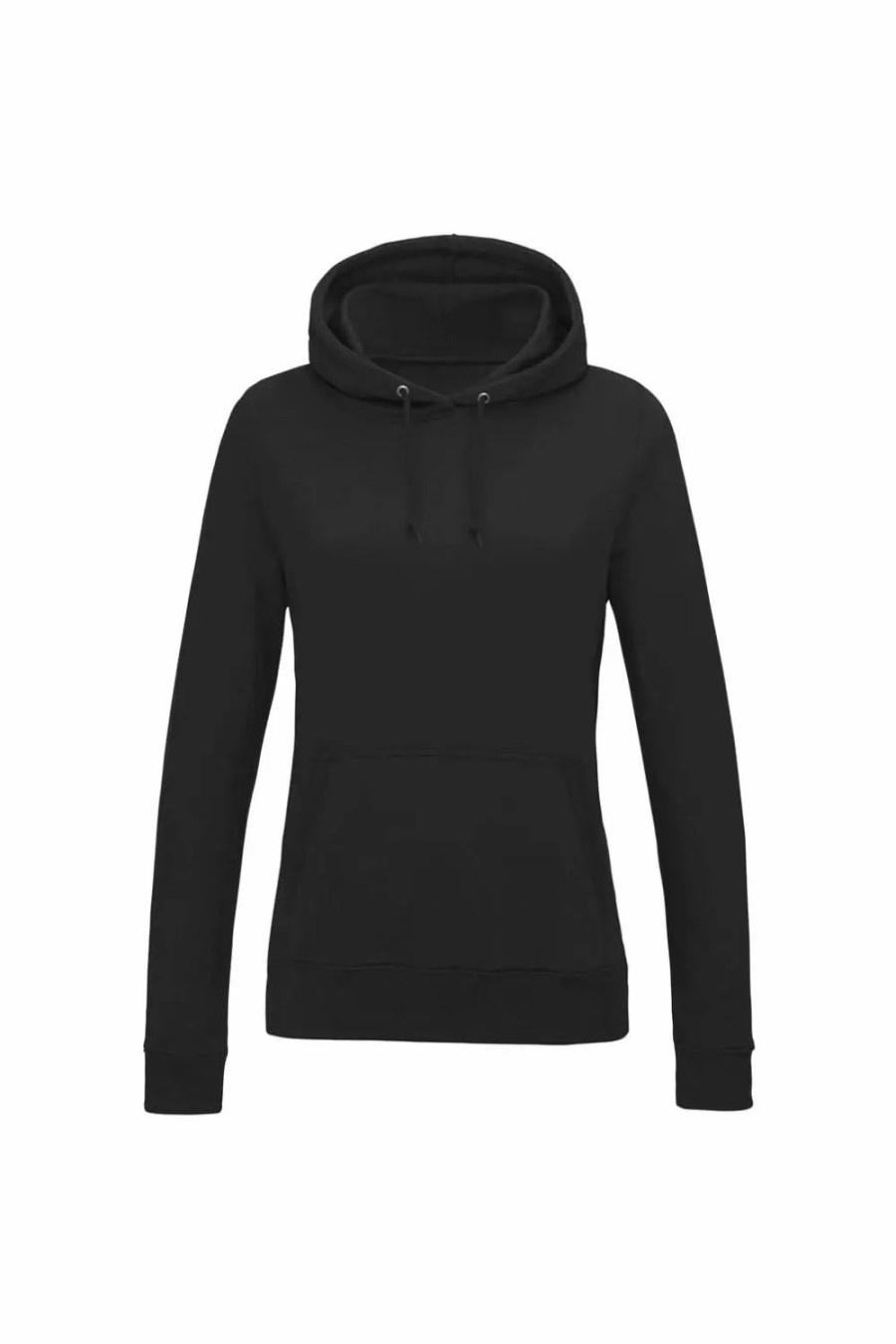 Sweatshirts & Sweaters * | Awdis Womens/Ladies Girlie College Hoodie ( ) Black Smoke