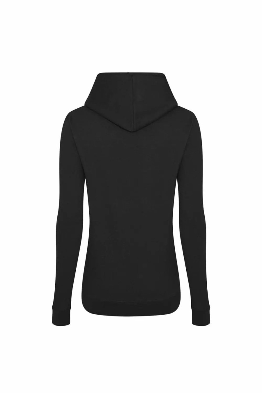 Sweatshirts & Sweaters * | Awdis Womens/Ladies Girlie College Hoodie ( ) Black Smoke